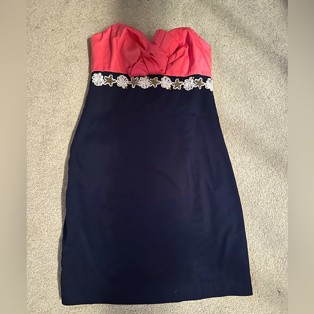 Lilly Pulitzer New Condition Size 2 Strapless Dress!